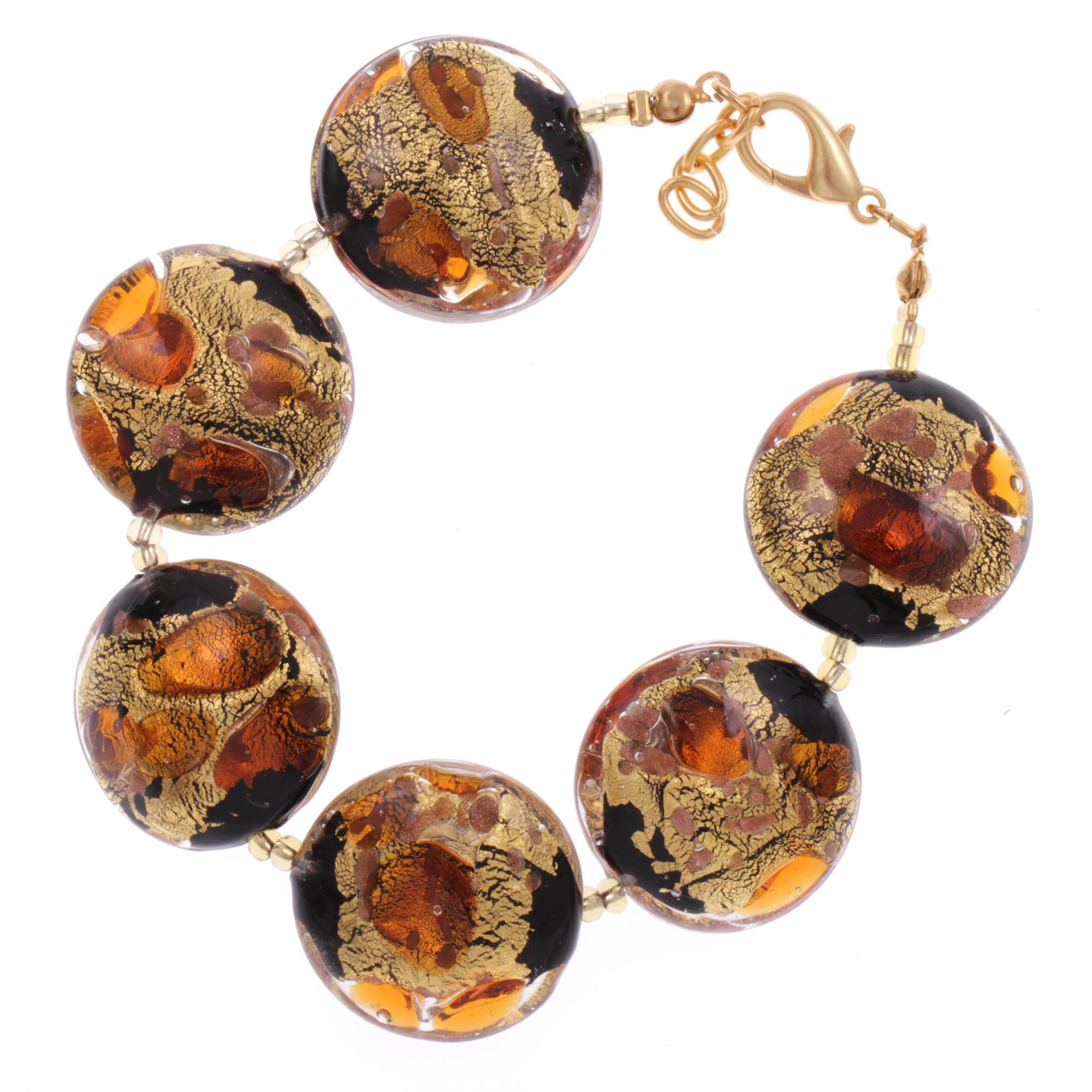 Armband Murano Glas "Padua" Armschmuck-amber